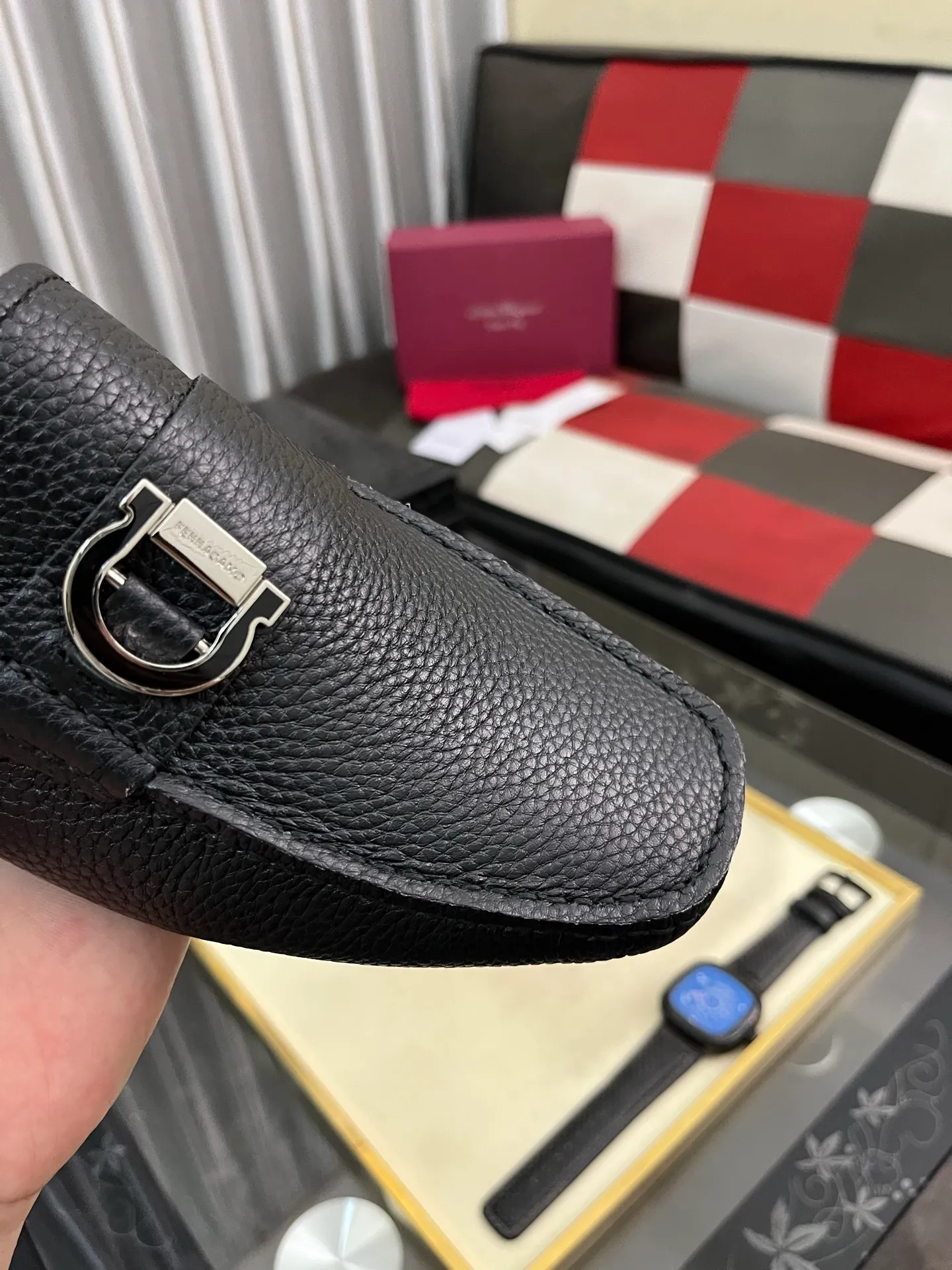 Men's shoes 💰560⌚️⌚️ Ferragamo [Ferragamo] new high-end quality framed shoes. The style is luxurious and elegant, with equal emphasis on practicality and style. We pay special attention to quality and details. The shoe last leather, workmanship and comfort are not inferior! Material: Imported first-layer soft cowhide leather upper ➕Genuine leather lining, code number: 38-446️⃣colors available